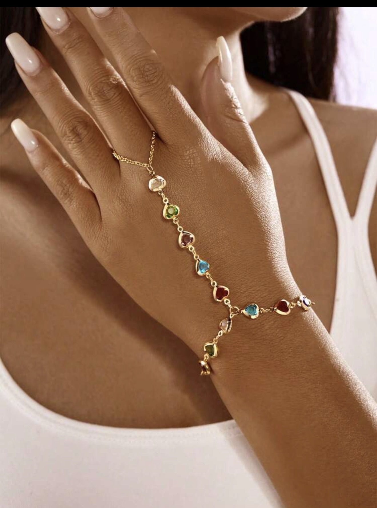 Multicolor fashion hand bracelet 