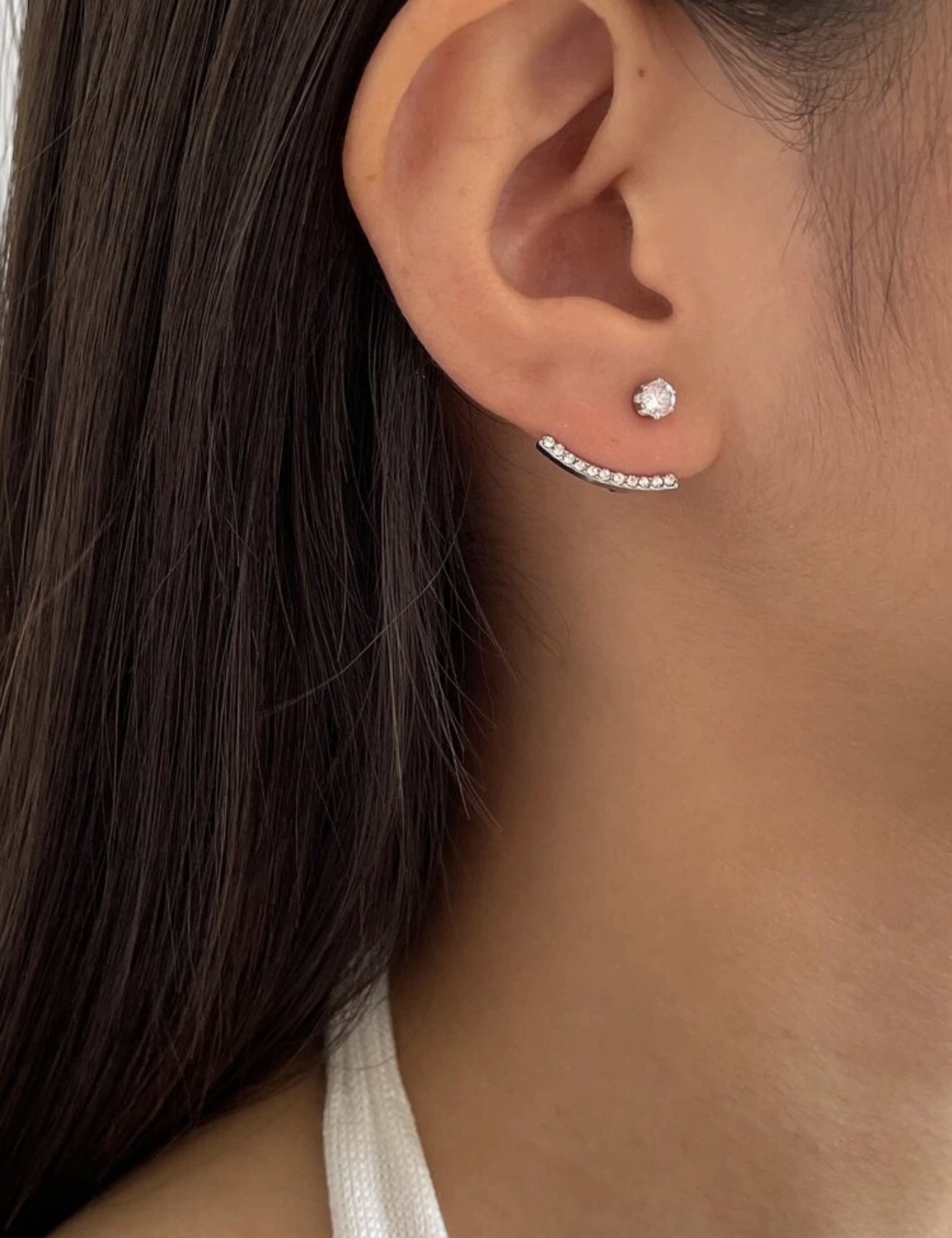 Silver earrings 