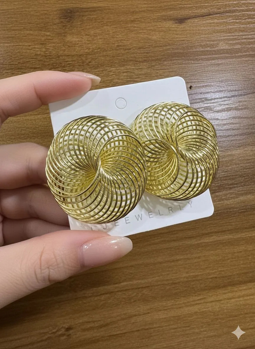Spring earrings 