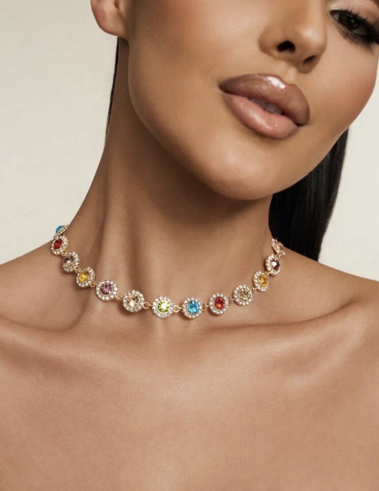 Multi color necklaces